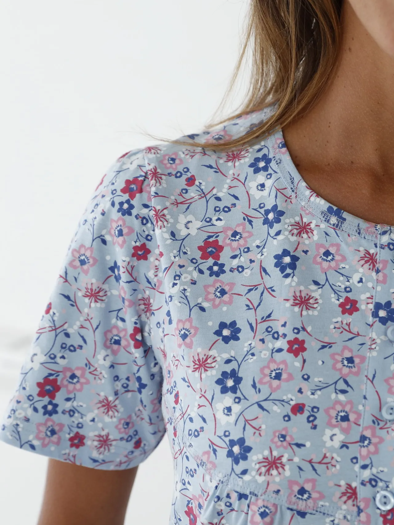 Chemise de nuit maille coton