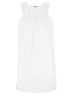 Chemise de nuit plumetis larges bretelle