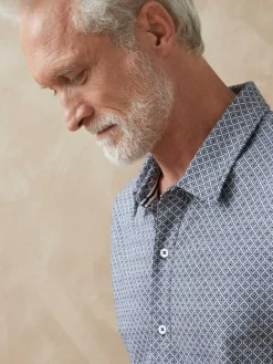 Chemise en maille jacquard