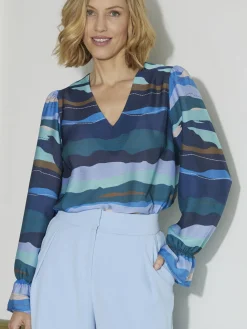 Chemisier à lavallière amovible