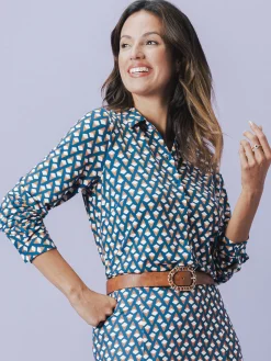 Chemisier chaud en maille