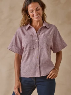 Chemisier en seersucker