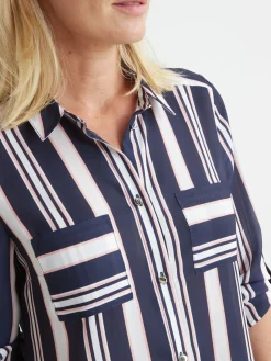 Chemisier fluide long. 85 cm