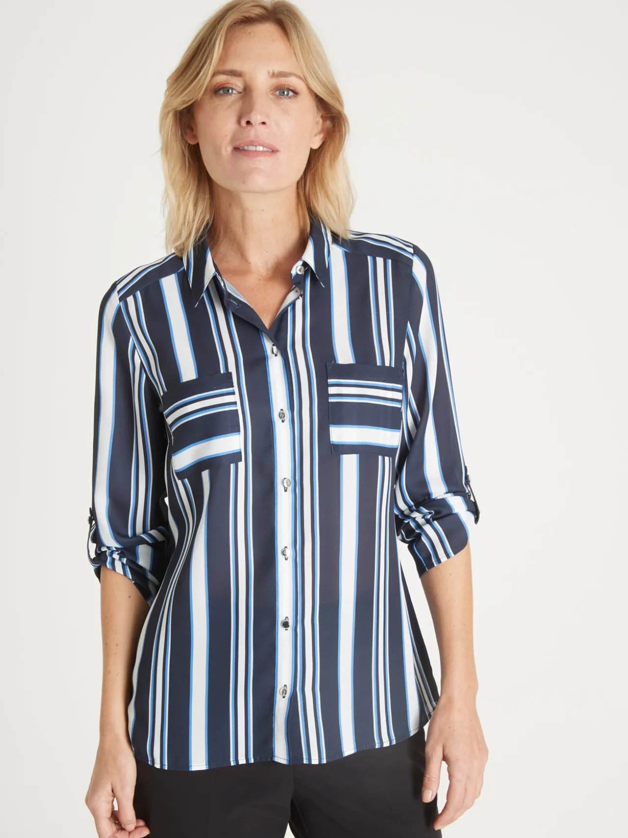 Chemisier fluide long. 65cm