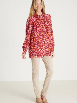 Chemisier long ample spécial ventre rond