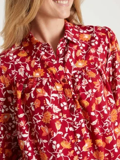 Chemisier long ample spécial ventre rond