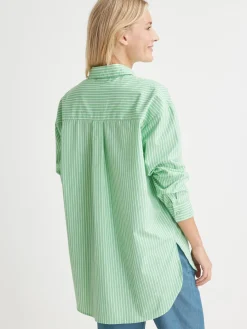 Chemisier long pur coton