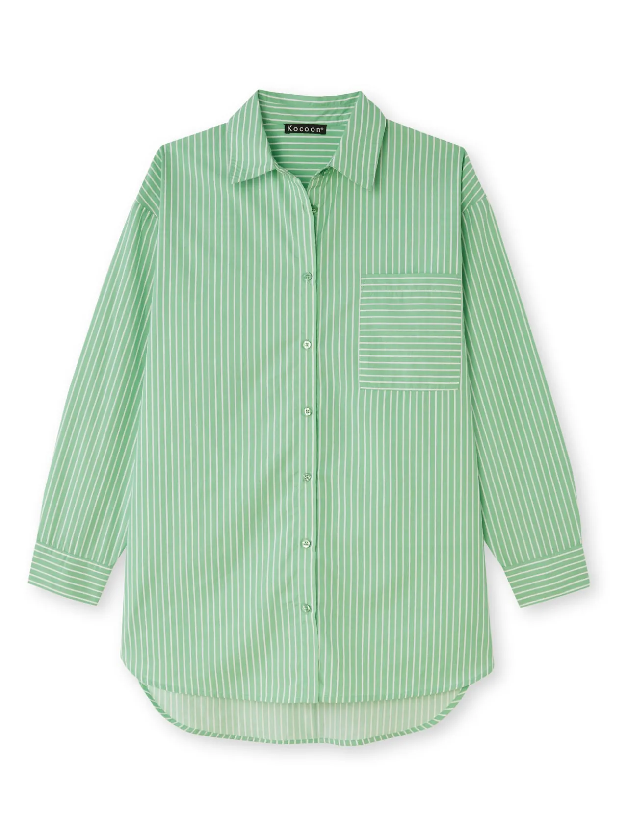 Chemisier long pur coton