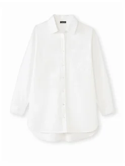 Chemisier long pur coton