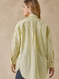 Chemisier long pur coton