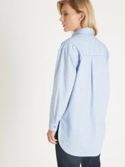 Chemisier long pur coton