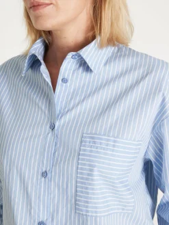 Chemisier long pur coton