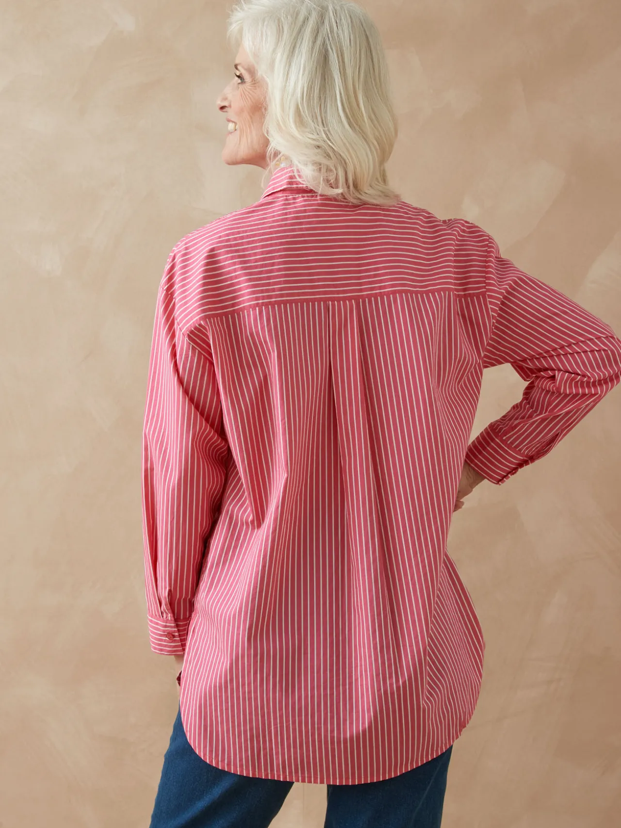 Chemisier long pur coton