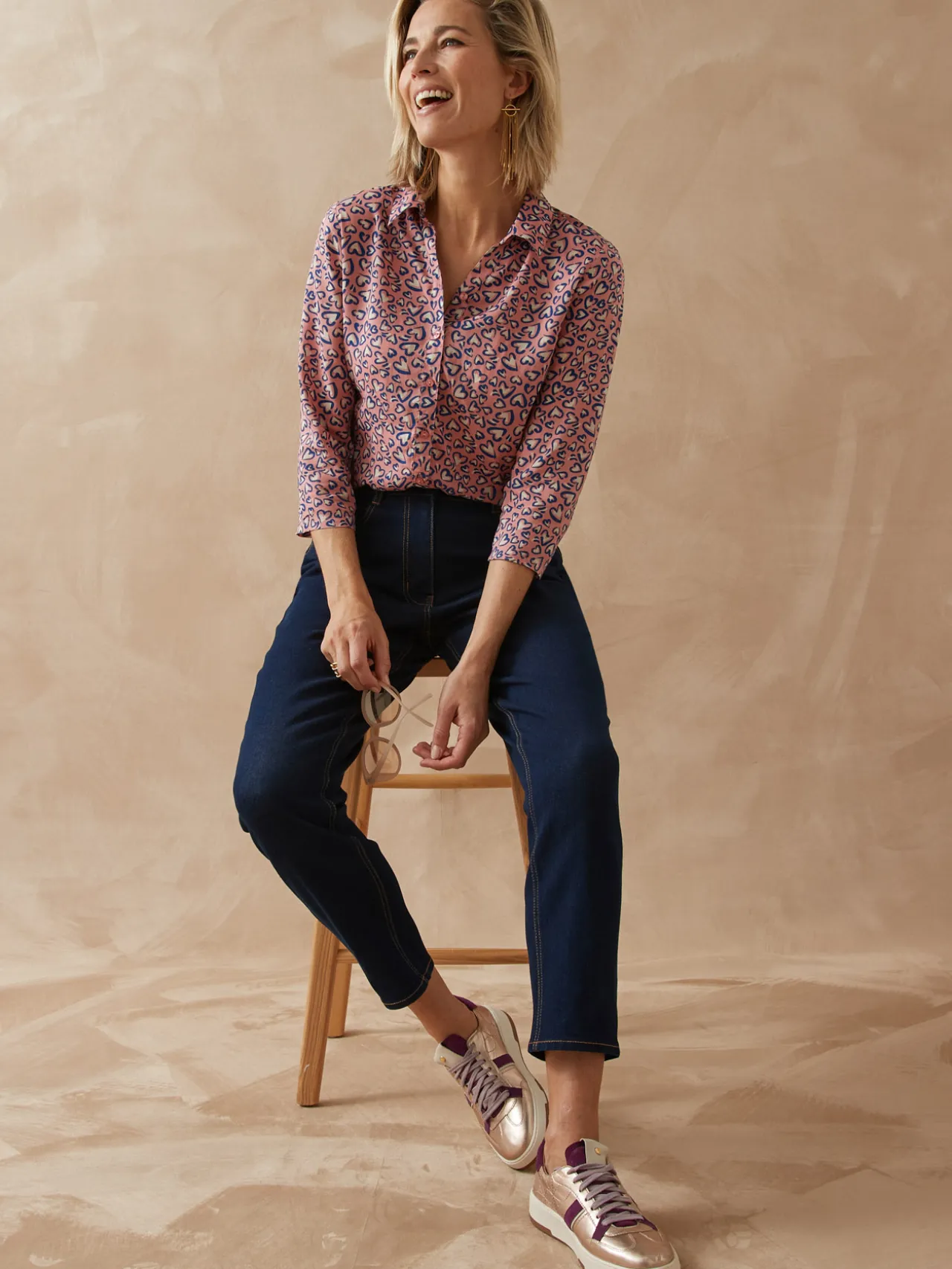 Chemisier manches 3/4