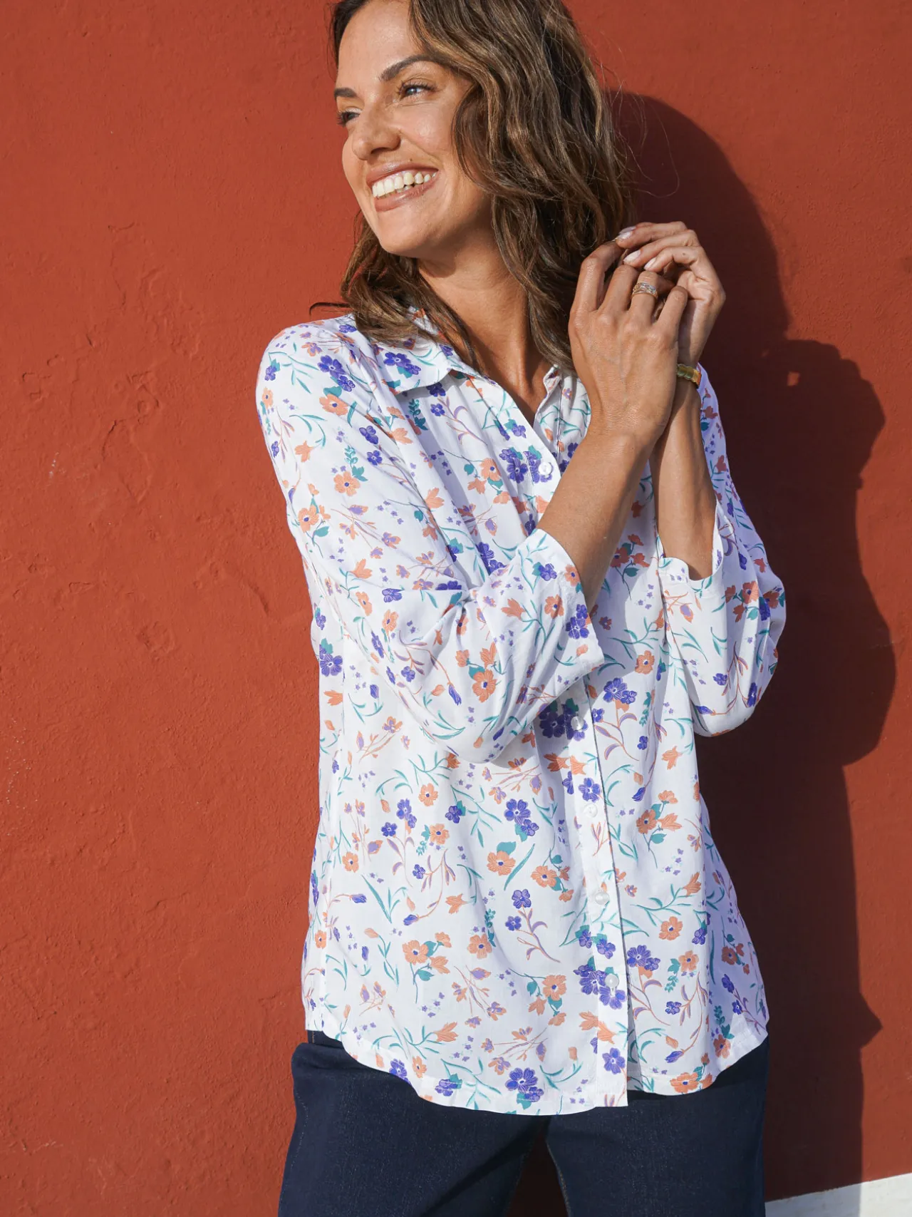 Chemisier manches 3/4