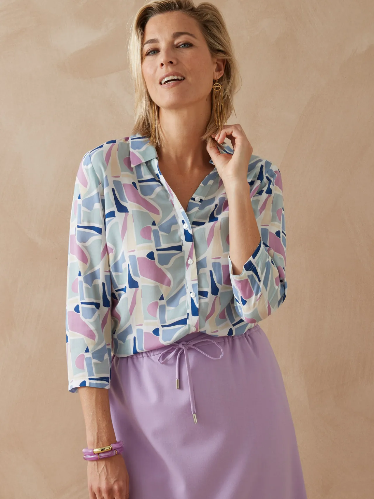 Chemisier manches 3/4