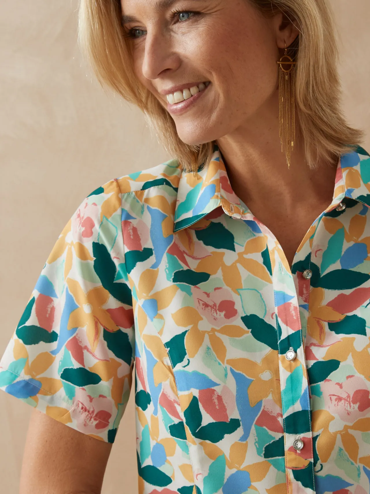 Chemisier manches courtes