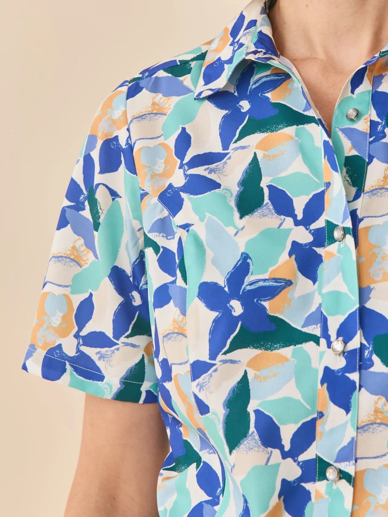 Chemisier manches courtes