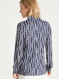 Chemisier manches longues en maille