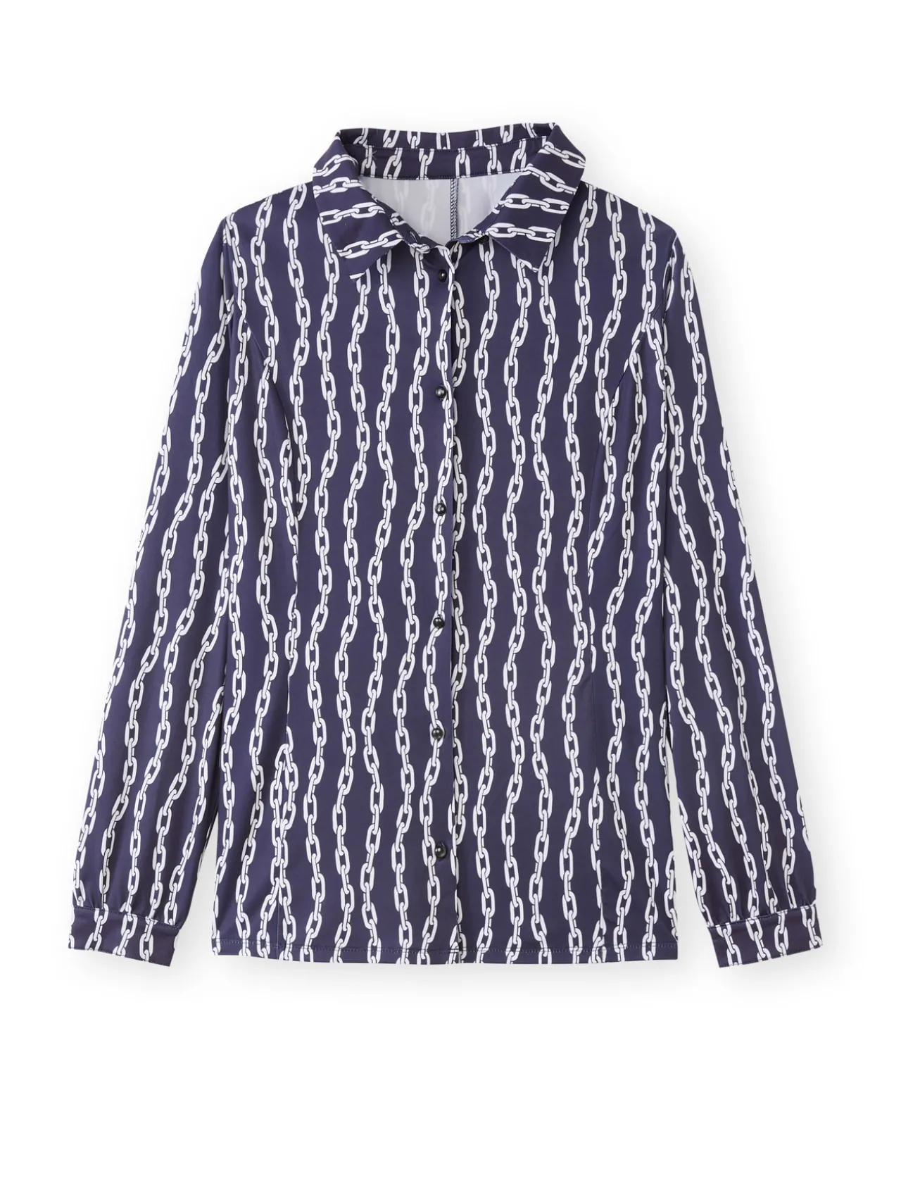 Chemisier manches longues en maille