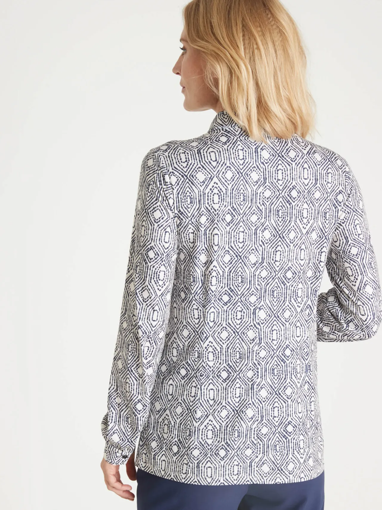 Chemisier manches longues en maille