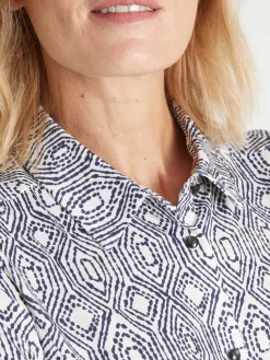 Chemisier manches longues en maille