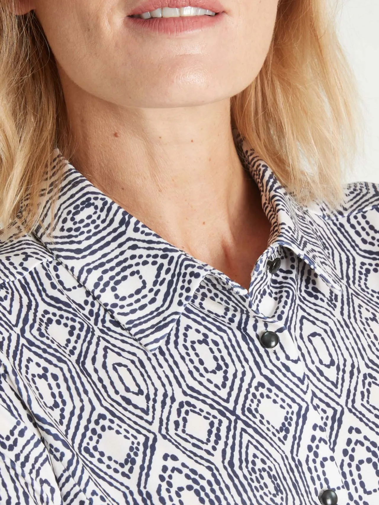 Chemisier manches longues en maille