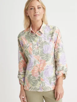 Chemisier manches retroussables