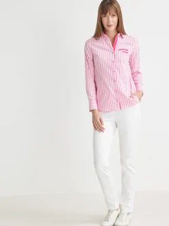 Chemisier pur coton poitrine généreuse