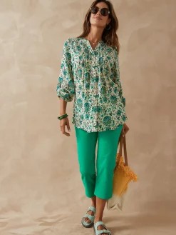 Chemisier tunique à petits plis