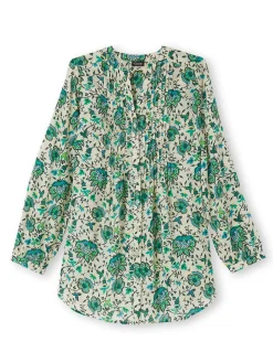 Chemisier tunique à petits plis