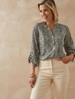 Chemisier tunique à petits plis