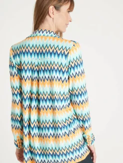 Chemisier tunique en maille fluide