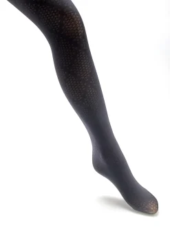 Collant motif grains de café