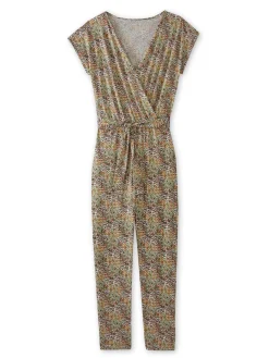 Combinaison en maille crêpe fluide