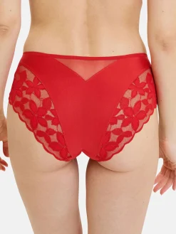 Culotte dentelle, tulle et microfibre