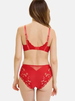 Culotte dentelle, tulle et microfibre