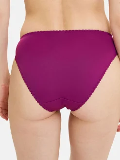 Culotte microfibre et broderie Narcisse