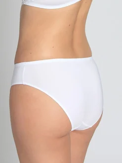 Culotte midi avec dentelle