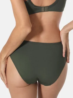 Culotte midi avec dentelle