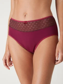 Culotte midi effet ventre plat