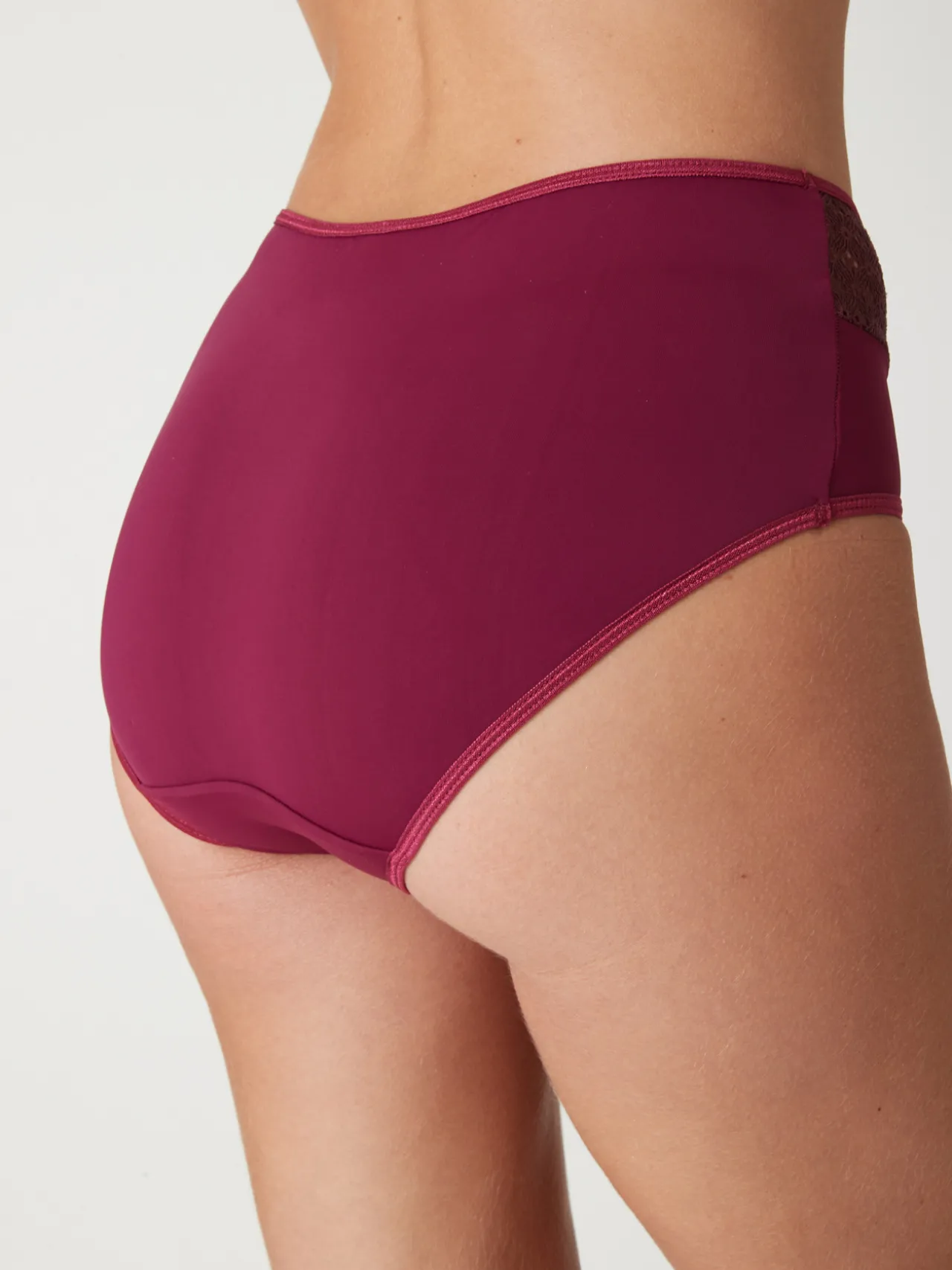 Culotte midi effet ventre plat