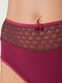 Culotte midi effet ventre plat