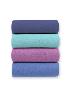 Culottes en maille jacquard lot de 4