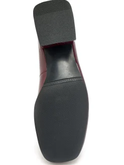 Décolletés cuir verni talon bloc