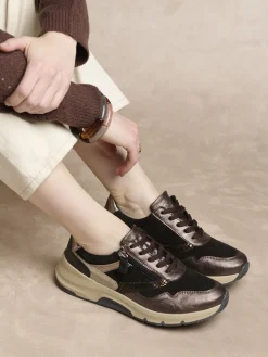 Derbies avec zip et lacets