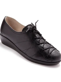 Derbies cuir à lacets extra larges