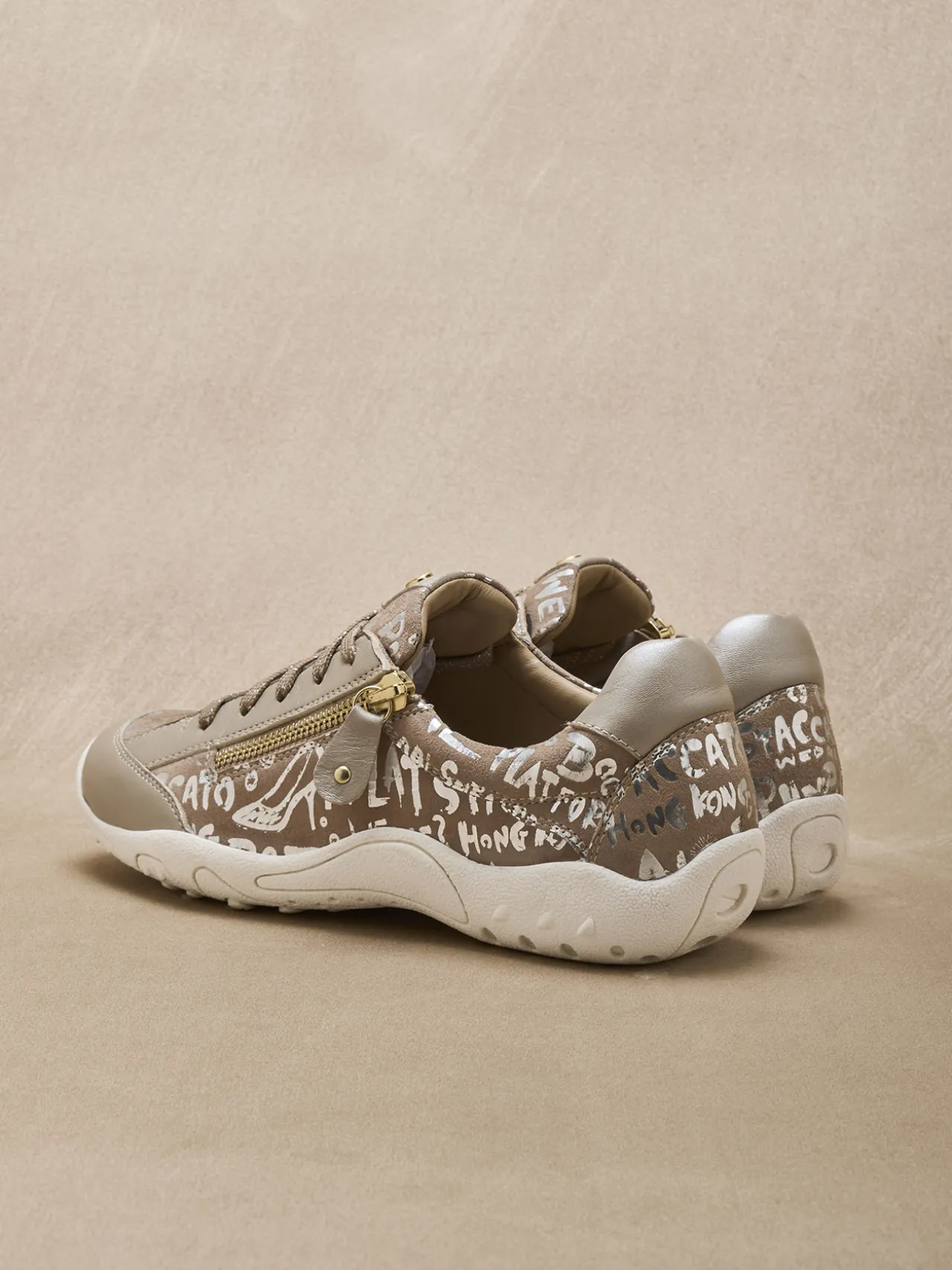 Derbies cuir motifs brillants