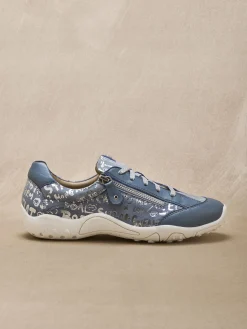 Derbies cuir motifs brillants