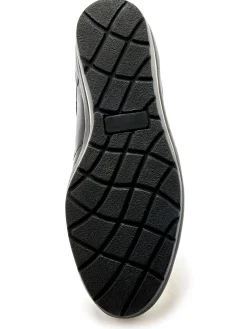 Derbies détails métallisés zip et lacets